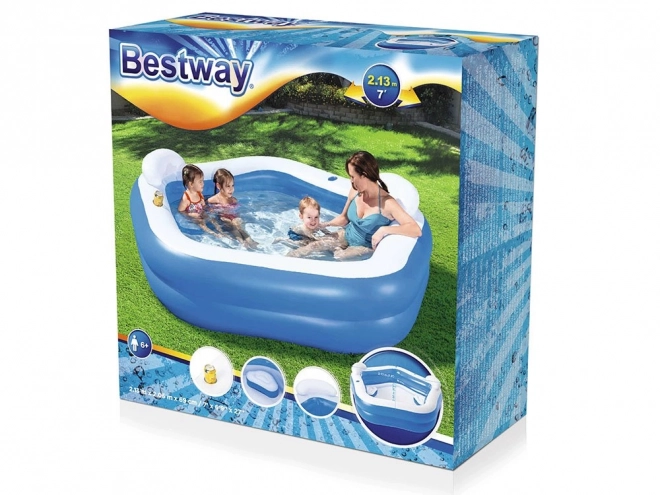 Bestway gezinsopblaasbaar zwembad