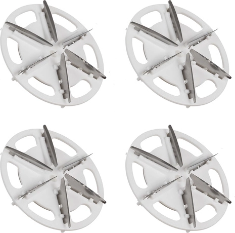 4 verwisselbare koppen voor een lange levensduur