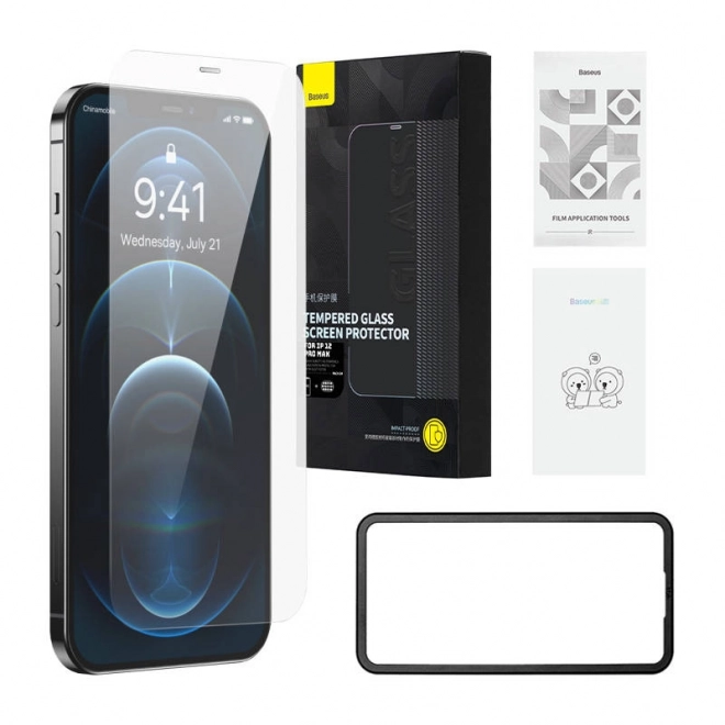 Beschermend glas Baseus Schott HD voor iPhone 12 Pro Max