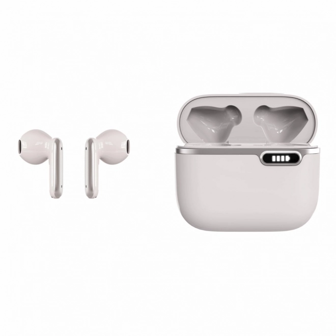 Bluetooth oortelefoon met HQ microfoon TWS wit