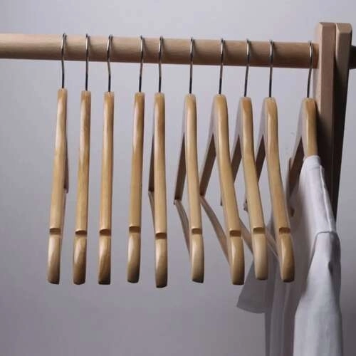 Kledinghanger 10 stuks - houten Ruhhy 24492
