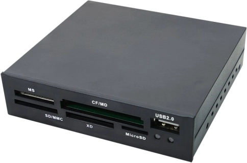 Interne geheugenkaartlezer USB 2.0 voor 3,5″ bay