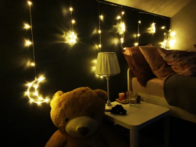 Decoratieve LED-verlichting Maan en Sterren 96 LED