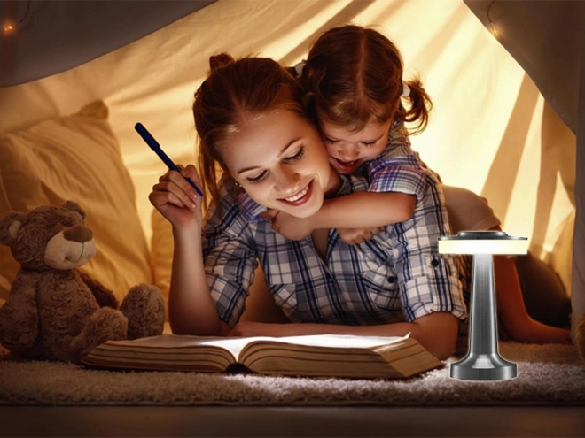 Nacht tafellamp aanraaklamp 3 stappen voor slaapkamer draadloos