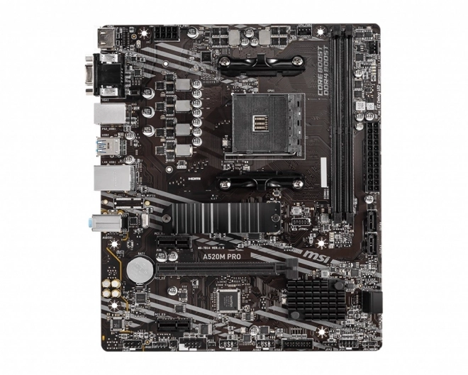 Moederbord MSI A520M PRO mATX voor AMD