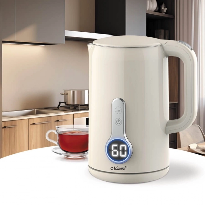 Elektrische waterkoker Maestro met temperatuurregeling