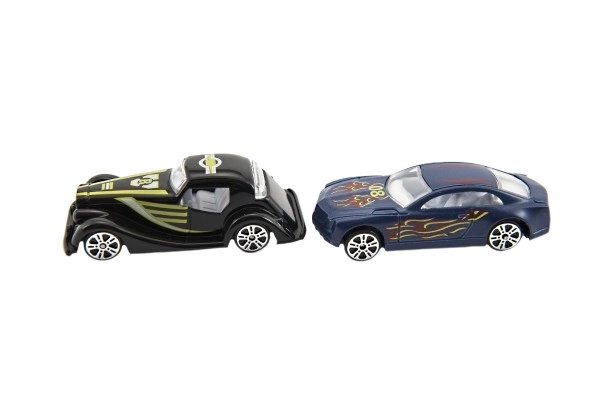 Metalen race-auto 6 cm in doosje