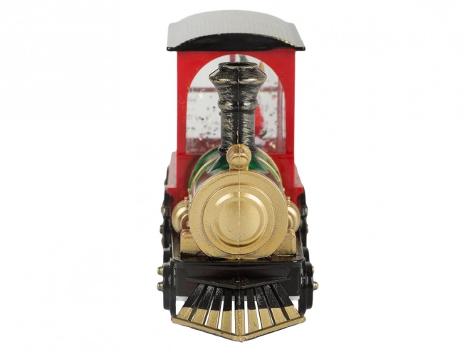 Kerstlantaarn locomotief met LED-verlichting
