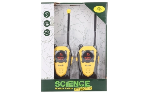 Gele walkietalkies