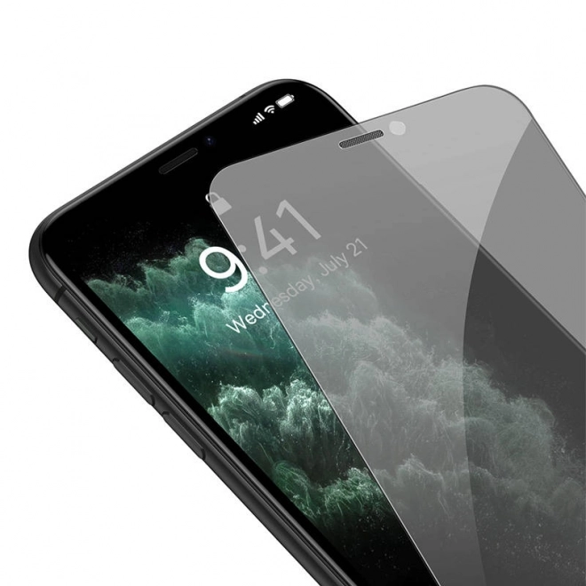 Baseus Crystal privacybescherming gehard glas voor iPhone X/XS