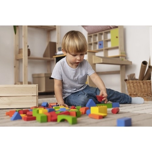 Houten blokken - 100 stuks. Kruzzel 22666