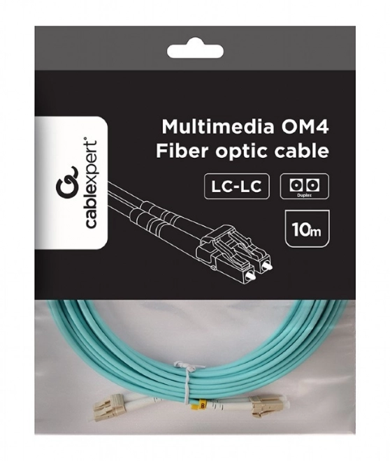 Duplex multimodi optische kabel OM4 50/125, LC/LC, 10m