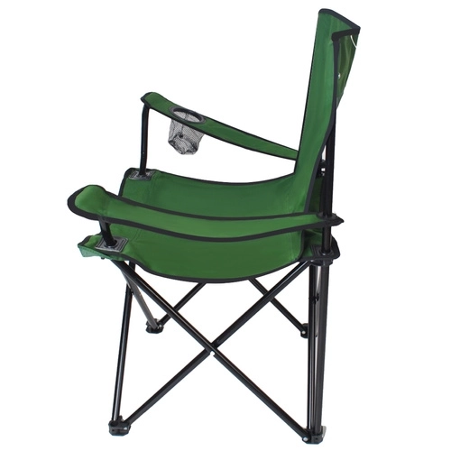 Visser / kampeer vouwstoel / fauteuil - groen
