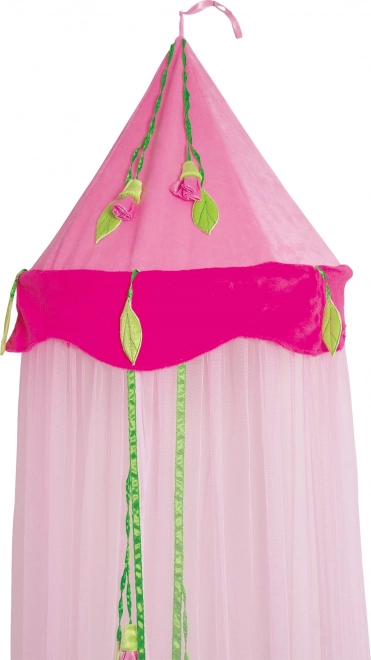 Baldakijn roze rozen Small Foot