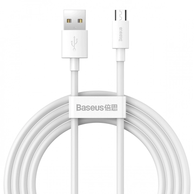 Set van Baseus USB naar Micro datakabels 2,1A 1,5m