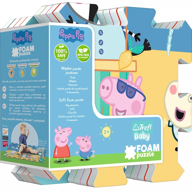 Schuimpuzzel Biggetje Peppa 8 stuks