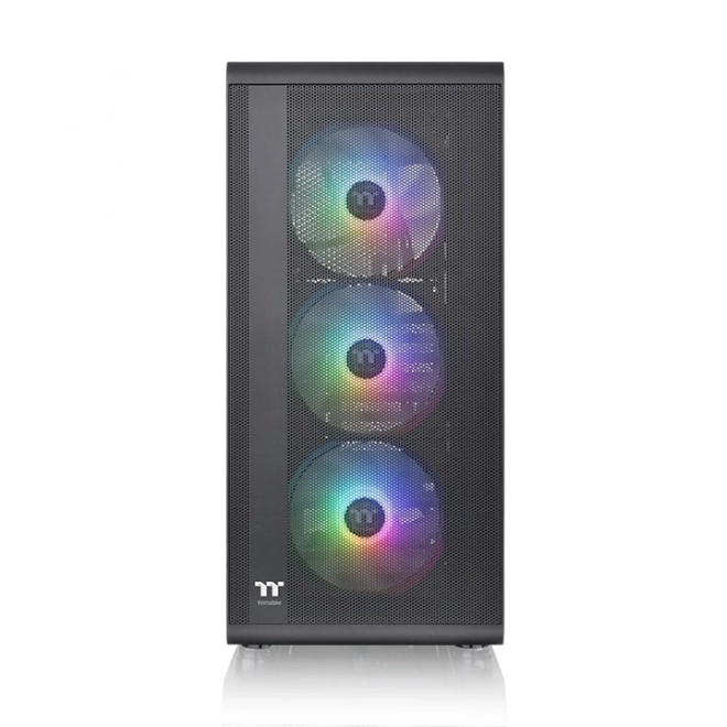 Computerbehuizing S200 met gehard glas en RGB-verlichting