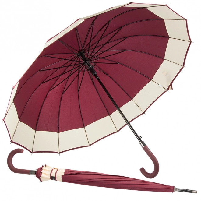 Grote elegante paraplu met antislip handvat
