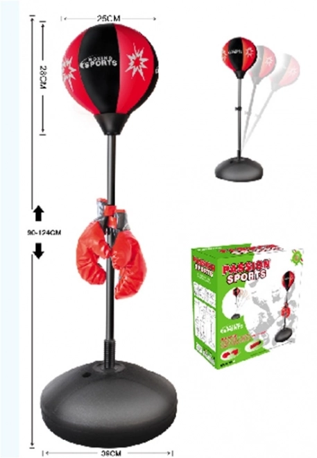 Boks zak + handschoenen