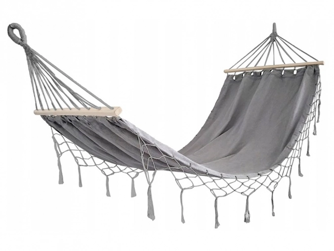 Tuin hangmat XL met houten spreidstokken