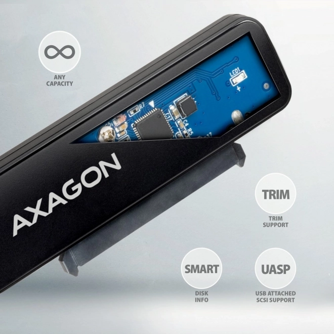 Adapter USB-C naar SATA HDD/SSD AXAGON FASTPort2