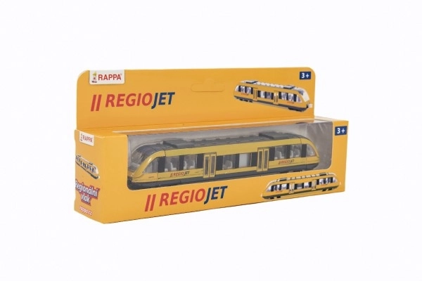 Metalen regionale trein RegioJet 17 cm