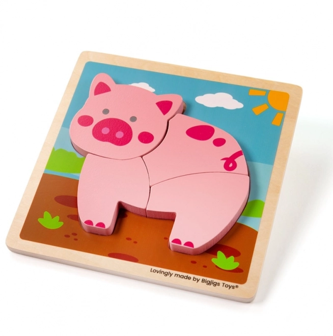 Bigjigs Toys Inlegpuzzel Varkentje