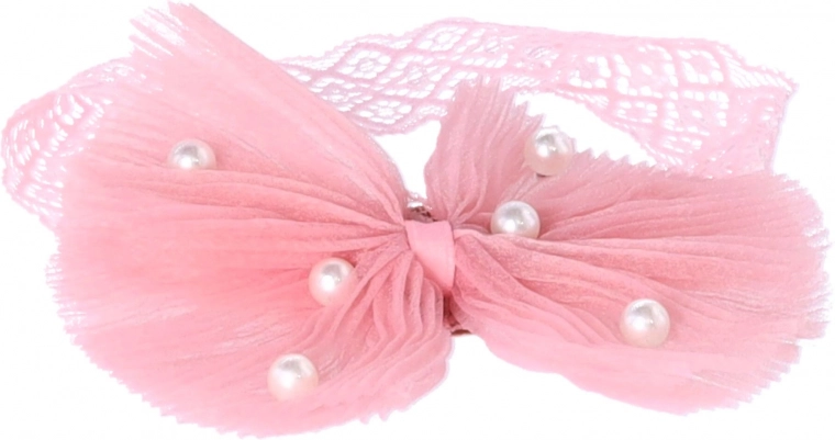 Elegante roze haarband