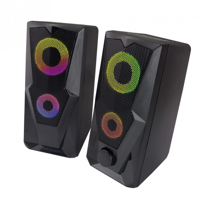 USB stereo luidsprekers Led Rainbow Baila