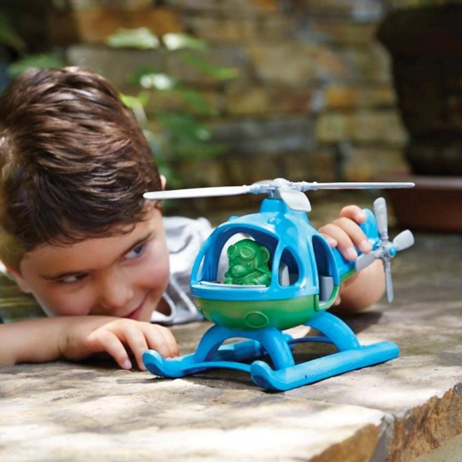 Green Toys helikopter blauw