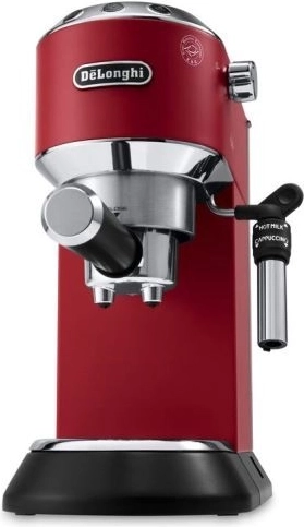 Halfautomatische espressomachine rood