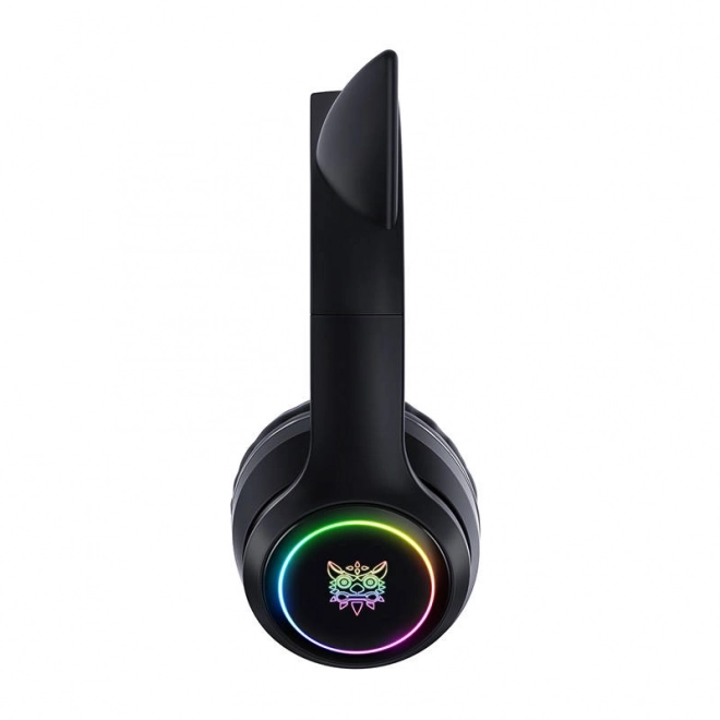Gaming koptelefoon met kattenoren ONIKUMA B90 zwart