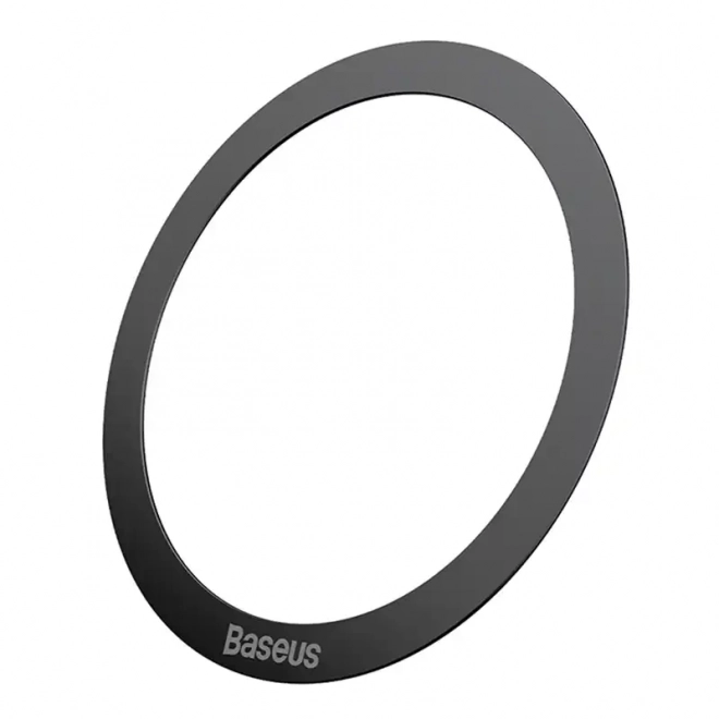 Baseus Halo Magnetische ring voor telefoons, MagSafe (zwart)