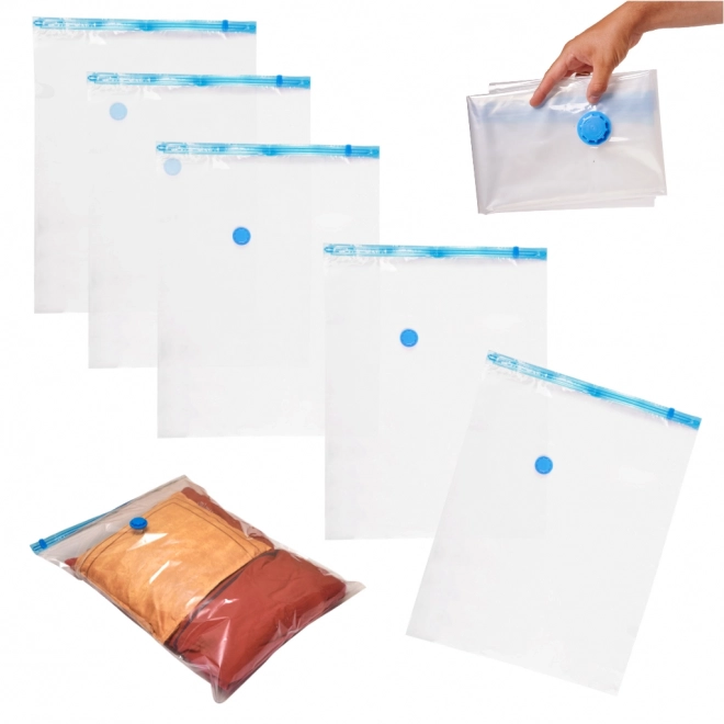 Vacuumzakken voor kleding 5 stuks 60x80 cm