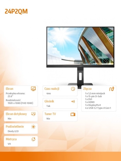 Monitor AOC 24 inch