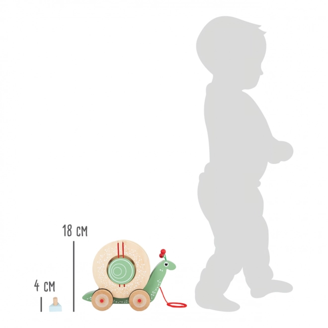 Small Foot Trekkerige motorslak met vormen