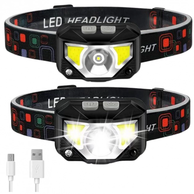 LED hoofdlamp met bewegingssensor