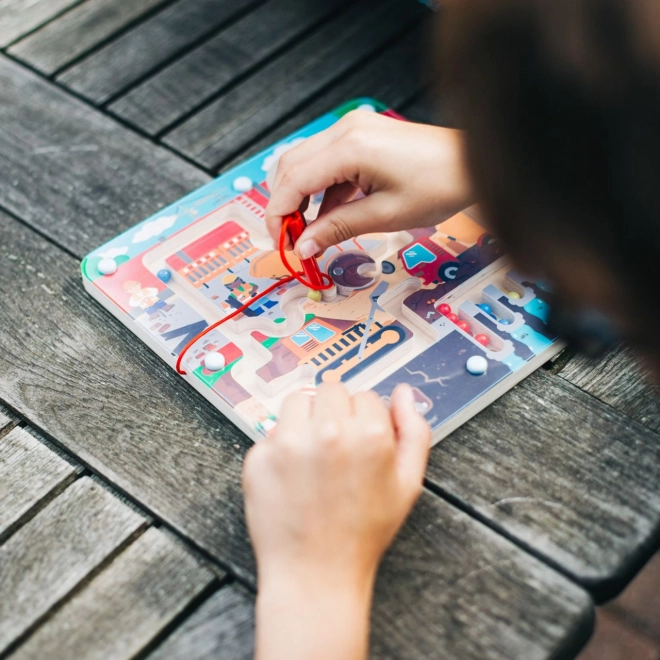 Bigjigs Toys Magnetisch Doolhof Bouwplaats
