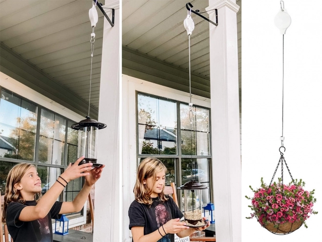 Haak voor planten met telescopische handgreep