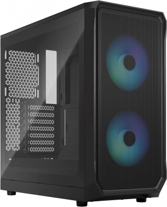 Case Focus 2 RGB Zwart TG Clear Tint