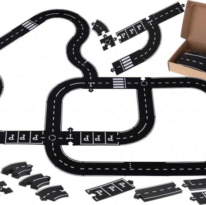 Creatieve puzzelset weg 40 stuks