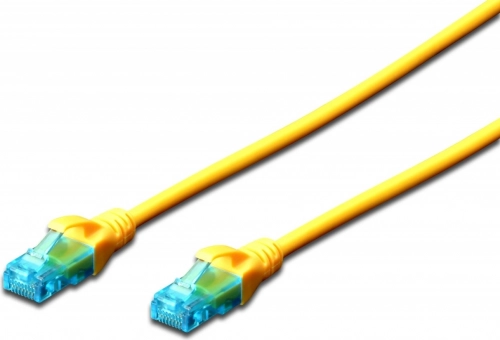Netwerk patchkabel U/UTP Cat 5e, 5 m, geel