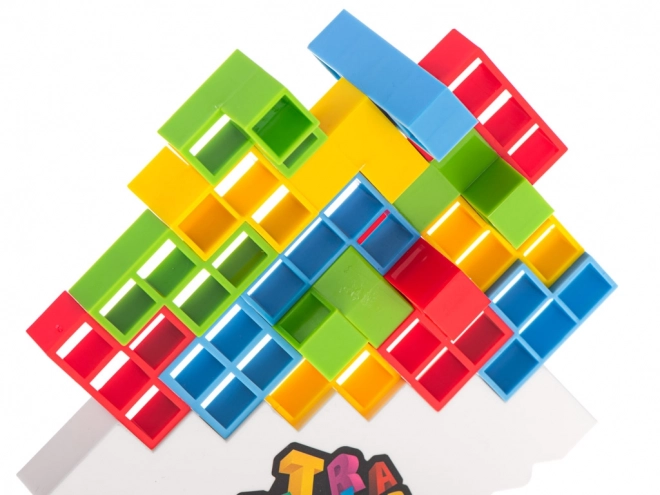 Montessori logische balansspel in Tetris-stijl
