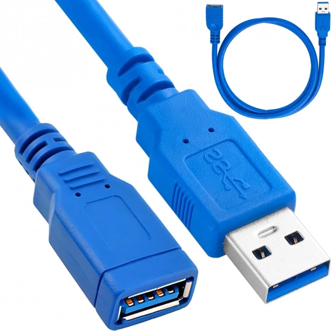 Afgeschermde USB 3.0-verlengkabel, 1,5 m (USB‑A man naar USB‑A vrouw)