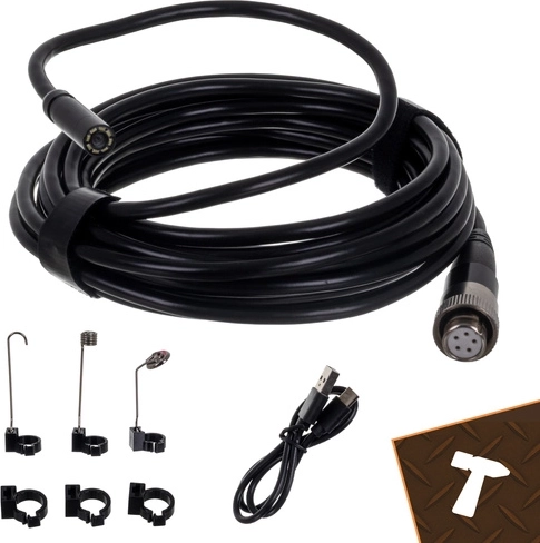 Stijve 5 m-sonde met 8 LED’s en helderheidsregeling