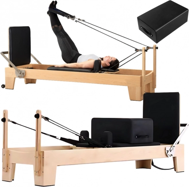 Fitness apparaat voor Pilates Reformer oefeningen