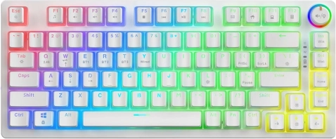 Draadloos mechanisch toetsenbord Phenix White Gateron Red Pudding