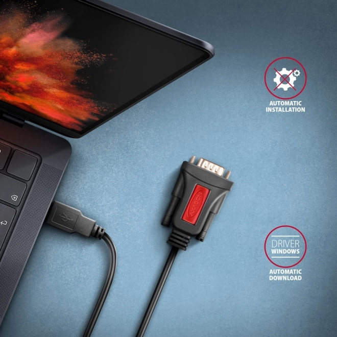 USB 2.0 naar RS-232 adapter 1,5 m kabel met Prolific-chip
