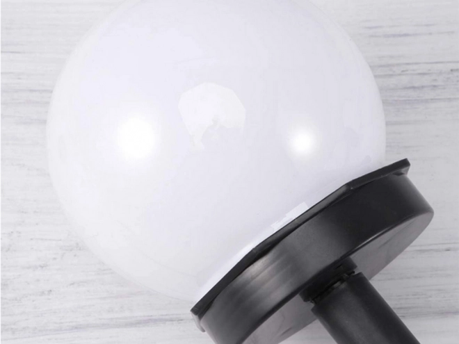 Zonne tuinlampen witte bollen met LED-verlichting