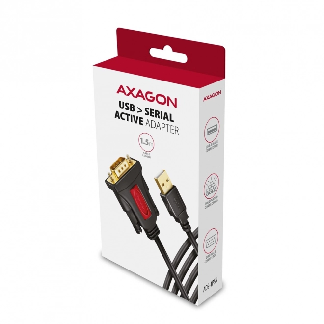 USB 2.0 naar RS-232 adapter 1,5 m kabel met Prolific-chip